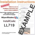 thumbnail image 3 of 2019 Lexus RC350 Beam Blade Wipers (Set of 2), 3 of 3