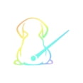 thumbnail image 2 of Homekingdee Cute Dog Wiper Silhouette Car Decal - Multicolor Plastic Rear Windshield Sticker with Wiper-Synced Motion for Automotive Decoration, 2 of 6