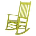 thumbnail image 5 of Shine Company Vermont Outdoor Wood Porch Rocking Chair Set of 2, Yellow, Weather Resistant Finish, 5 of 5