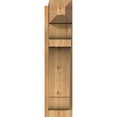 thumbnail image 2 of Ekena Millwork 8"W x 20"D x 32"H Olympic Rough Sawn Craftsman Outlooker, Western Red Cedar, 2 of 4