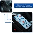 thumbnail image 5 of Ice Hockey Soft Furry Printed Car Armrest Cover 12.5x8.2 Inch - Comfortable Armrest Accessories Mat, 5 of 6