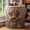 B-Large, variant on Fabric Laundry Basket with Handles, Quilted Storage Bin featuring Whimsical Cow & Floral Embroidery-Style Pattern Lightweight, Sturdy & Portable Multi-Use Basket
