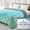 Mint Green & Dark Grey, variant on Cooling Comforter - BreezeWeave Cooling Blanket Twin Size for Hot Sleepers & Deep Rest - Cloud Soft, Breathable, Ultra Durable, Easy Care, Reversible - 68 x 90 in (Pink & Beige)