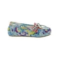 thumbnail image 5 of Minnetonka Cassie Slippers for Kids, Bright Blue Splash 2 Big Kid, 5 of 5