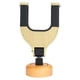 thumbnail image 4 of Soporte de pared BRI para guitarra de madera maciza con Gancho de goma color madera amarilla, 4 of 10