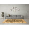 thumbnail image 3 of Ahgly Company Indoor Rectangle Abstract Brown Modern Area Rugs, 5' x 7', 3 of 4