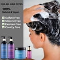 thumbnail image 4 of Majestic Style Vegan & Organic Hair Care Set Moisturizing Shampoo, Conditioner, Hair Mask, Hair Oil 4 Pcs 16.6 fl oz+ 5.6 fl oz, 4 of 5