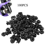 Tattoo Machine Parts - Yuelong 405pcs Silicone Tattoo Machine Parts Tattoo O-rings Tattoo Rubber Bands Tattoo Colorful Grommets Tattoo Nipples & Cleaning Brush Set for Tattoo Machine G - image 4 of 6