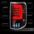 thumbnail image 4 of DNA Motoring for 04-08 Ford F-150 Lobo 3D LED C-Style Bar Black Clear Tail Lights Replacement, 4 of 6