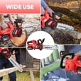 thumbnail image 6 of Saker 12" 22V 4.0Ah Battery Powered Chainsaw, Auto-Tension, LED Power Display, 6 of 11
