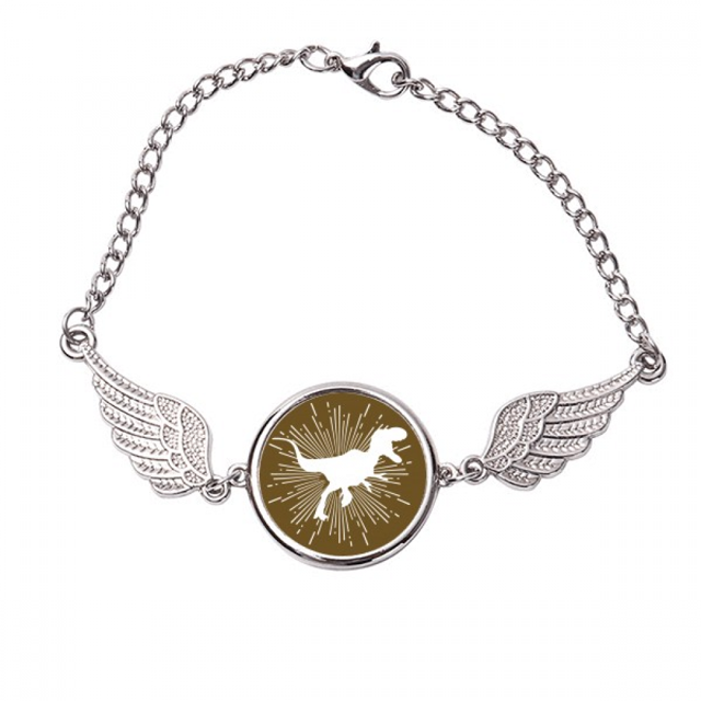 Fuerza depredador presa tipo de cuerpo Pulsera pulsera pulsera alas de ángel pulsera