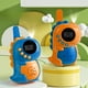 thumbnail image 5 of Juguete inalámbrico Walkie Talkie de dinosaurio | Talkie interactivo de mano | Lindo diseño verde azul | Plástico ABS | Señal clara y estable | Regalo para la comunicación | 14x8cm | 400g | Spray de, 5 of 5