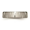 thumbnail image 3 of Titanium Beveled Edge Notched 6mm Brushed Band Size: 8; for Adults and Teens; for Women and Men, 3 of 6