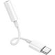 thumbnail image 3 of Adaptador USB tipo C a conector Jack 3,5 mm negro Convertidor TRRS OMPT Cable auxiliar de audio para mini auriculares, 3 of 5