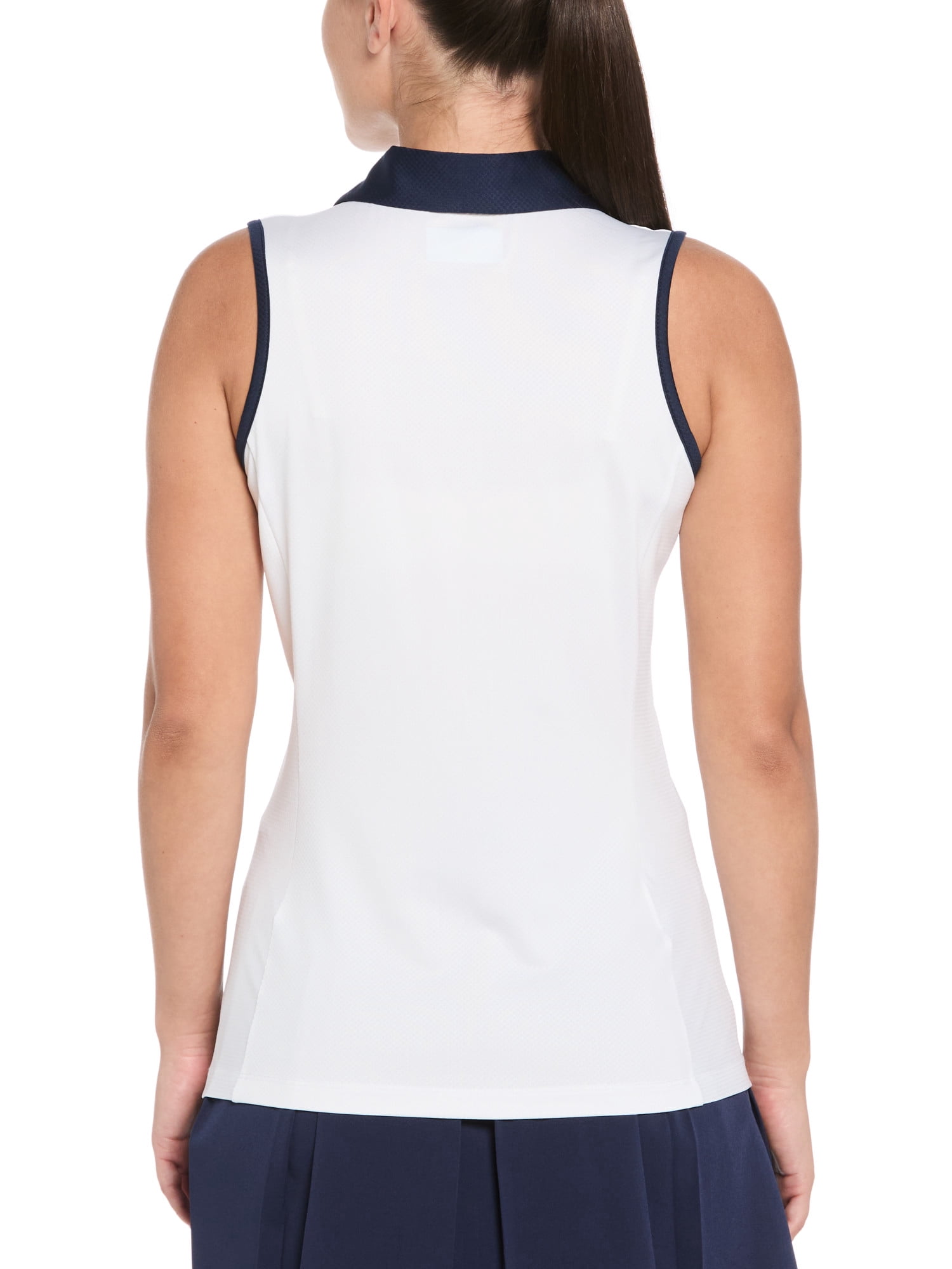 Ben Hogan Women's Performance V-Neck Sleeveless Golf Polo Shirt, Sizes XS-XXL