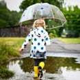 thumbnail image 2 of MGH Kids Clear Bubble Umbrella 2 Pack - Dome Windproof Rain Umbrellas for Boys and Girls, 2 of 9