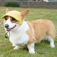 thumbnail image 4 of Gorra de béisbol para perros Symphonyw amarilla ajustable XS, 4 of 4
