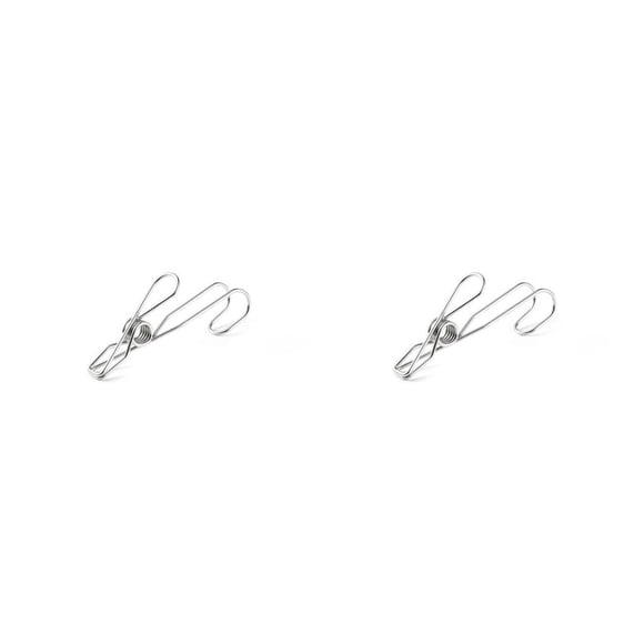 Wosthever Pin para colgar a prueba de viento, pinzas para ropa, pinzas para secar la ropa, pinzas para ropa multiusos para cocina, balcón, sala Pequeña 2piezas