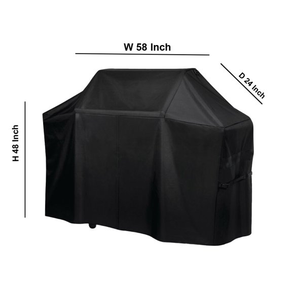 BBQ Barbecue Grill Cover (58+U24D26:E27+D26:F27