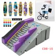 thumbnail image 1 of Tech Finger scooter Two Wheel Mini Skateboards Ramp Parts Sets Finger BMX Fingertip Bikes Fingerboard Skate Deck Novelty Toys, 1 of 5