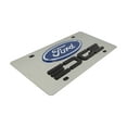 thumbnail image 2 of Ford Dual Logo Edge License Plate (Chrome), 2 of 3