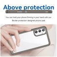 thumbnail image 3 of SaniMore Samsung Galaxy A15 Case (6.5" 2023 Release), Soft Shockproof TPU Bumper Crystal-clear PC Back No-yellowing Anti-drop Ultra-slim Lightweight Rugged Cover For Samsung A15, Gray, 3 of 7