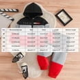 thumbnail image 4 of Akiihool Newborn Wedding Outfit Boy Baby Boy Clothes Newborn Boy Outfits Infant Letter Print Romper Long Pants 2PCS Baby Boy's Clothing Black,6-9 Months, 4 of 5