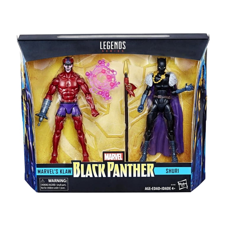 マーベルウォーカー　6点セット Black Panther Marvel Legends Shuri and Klaw 6-Inch Action Figures