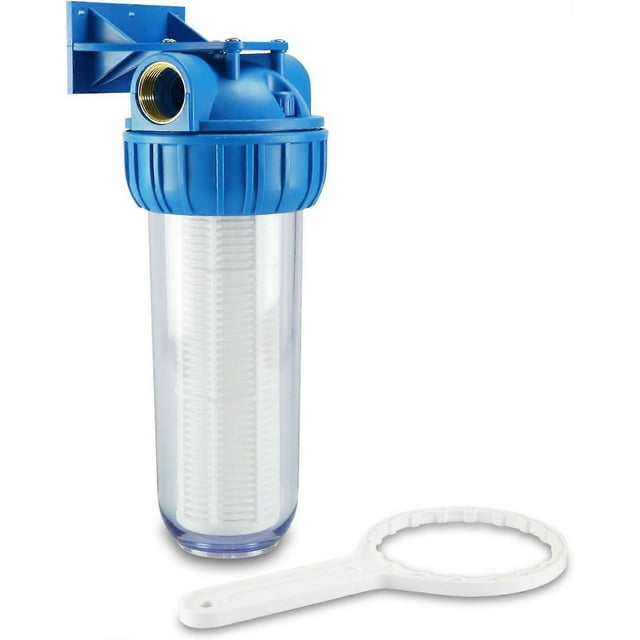 100 Prefilter Water flow at 5000l/h with wall bracket and filter key for pumps - Washable