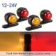 thumbnail image 3 of 2pcs Car Truck Trailer Led Side Er Red Yellowturn Signal Indicator Lamp For Lorry Cara 12-24v, 3 of 5