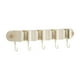 thumbnail image 1 of Soporte para escobas, organizador de escobas y fregonas, antideslizante multiusos para colgar en la pared con ganchos para lavandería, cocina, almacén Beige, 1 of 8