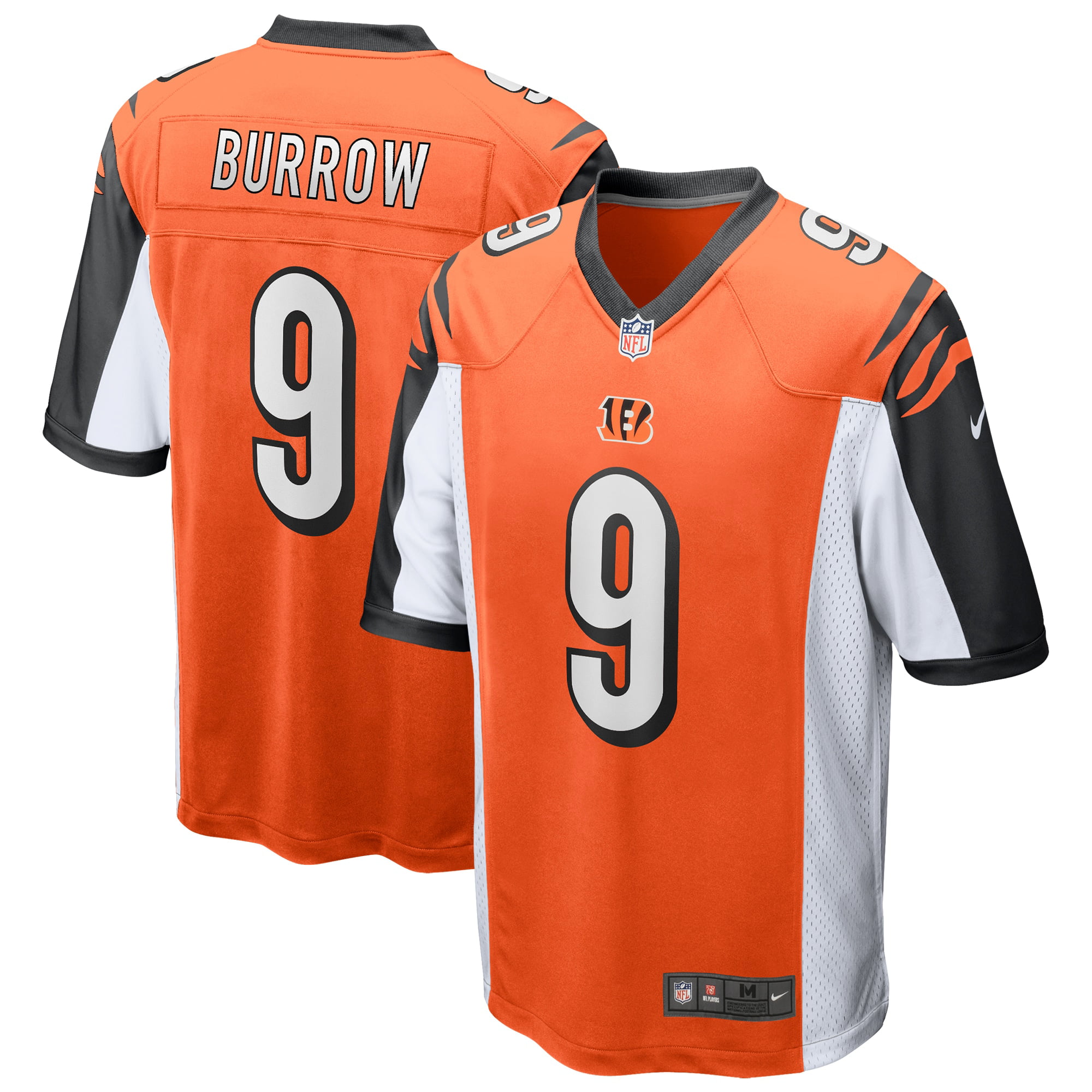 رياضة فروسية Joe Burrow Cincinnati Bengals Nike 2020 NFL Draft First Round Pick Game  Jersey - Orange رياضة فروسية