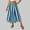 Dark Blue, variant on Women's Summer Striped A-Line Dress Elastic Waist Flowy Hem Soft Breathable Lightweight Casual Beach Vacation Outfit Black XS