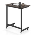 thumbnail image 1 of Patiojoy Rolling C-shaped End Table Couch Table with Built-in Phone Slot, Small Side Table with 2 Lockable Casters, 1 of 9