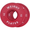 thumbnail image 1 of Bingirl Bumper Plates, 2 Inch Rubber Weight Plates, 1.25 LB Set for Weight Lifting and Strength Training, 1 of 7