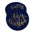 thumbnail image 1 of Inkdotpot Pack Of 100 Real Gold Foil Paper Tags Merry Christmas Favor Hang Tags, 1 of 1