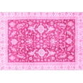 thumbnail image 1 of Ahgly Company Indoor Rectangle Oriental Pink Traditional Area Rugs, 2' x 4', 1 of 4