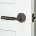 thumbnail image 2 of Viaggio Clomltcon-Sth_Prv_238_Lh Motivo Left Handed Solid Brass Privacy Door Lever Set -, 2 of 7