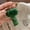 Broccoli Smiley Face Wool Felt Pendant, variant on New Korean colorful wool felt vegetable keychain pendant, cute, fashionable, and high-end bag accessory