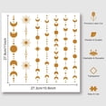 thumbnail image 2 of 1PC Moon Stars Painting Stencils Templates Reusable for Painting on Fabric Walls 11.8×11.8 Inch, 2 of 8