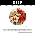 thumbnail image 2 of ATEDEANEI 12" Wall Clock Battery Operated Silent Non Ticking Retro Hawaiian Plumeria Hibiscus Beautiful Design, 2 of 5