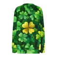 thumbnail image 5 of TaTaai Women's St. Patrick's Day Print Loose Round Neck Sweatshirt Casual Long Sleeve Pullover Top Soft Comfortable for Daily Home Office Streetwear Spring Fall Winter Gift, 5 of 5