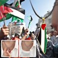 thumbnail image 5 of Palestine Flag Maps Necklace Pendants with 50cm Chain Palestinian, 5 of 5