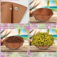 thumbnail image 3 of Strong, Breathable Felt Hanging Basket Liners for Plants and Flowers, Coconut Liners Alternative Replacement, with Water Retention and Bird Nesting Prevention, 3 of 7