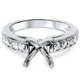 thumbnail image 4 of Pompeii 1/2ct Diamond Semi Mount Ring 14K White Gold (G/H,I1), 4 of 4