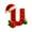 U, variant on Xuniizn 26 Letter Ornaments for Christmas Tree Decorations, Acrylic Letter Personalized Christmas Ornaments, Xmas Alphabet for DIY Crafts, Christmas Decorations for Home & Tree (2025 New A)