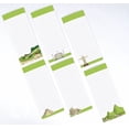 thumbnail image 3 of Inkdotpot Pack of 6 Funny Magnetic Dry Erase List For Fridge, Wipe Clean w/ NoStain, Quick Notes Shopping & Grocery List Whiteboard for Fridge, 8.75" x 3.8"(Travel/ Monuments), 3 of 6