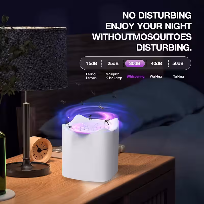 thumbnail image 3 of Mosquito Light, Mosquito Trap, Electric Mosquito Light with UV Light, Indoor USB Electric Mosquito Repeller, 3 of 8