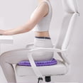 thumbnail image 5 of Purple Gel Seat Cushion, Honeycomb Breathable Cooling Chair Cushion for Office, Car, Wheelchair, Portable Travel Seat Cushion Pressure Relief for Long Sitting 7.72*15.75*1.57 Inch, 5 of 5
