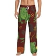 thumbnail image 2 of Picia Frogs and Mushrooms Mens Soft Woven Cotton Elastic Waistband Sleep Pajama Pant Lounge Sleep Pant With Pockets And Drawstring-X-Large, 2 of 9